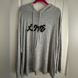 Lavish Plus Gray Knit Sweater